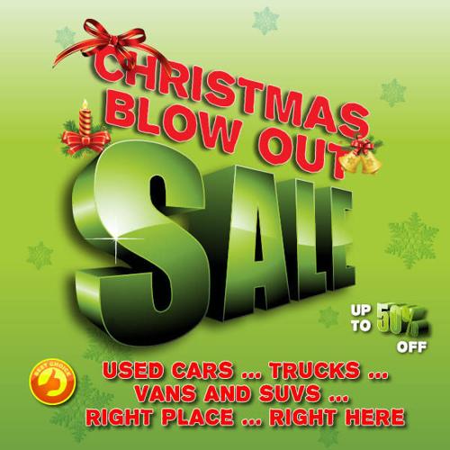 ? CHRISTMAS USED VEHICLE BLOW OUT SALE ? 100% APPROVED LOANS!