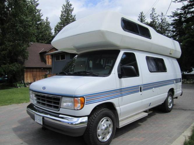 1996 Ford E350 Okanagan Conversion Camper Van in Revelstoke for sale in