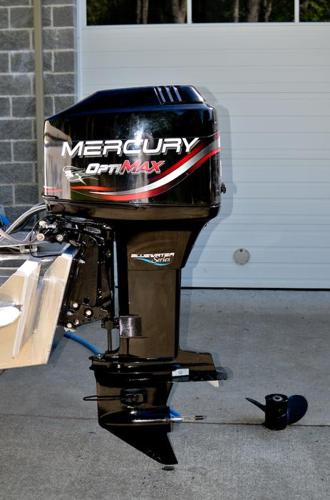 1999 Mercury Optimax 150 with Controls and Oil Tank