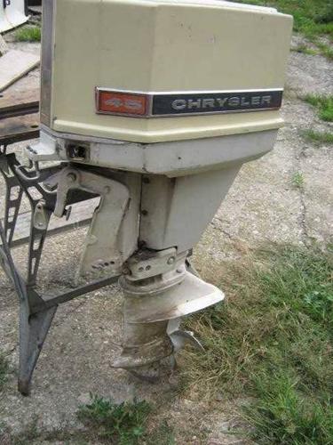 45 HP Chrysler Outboard Motor for parts