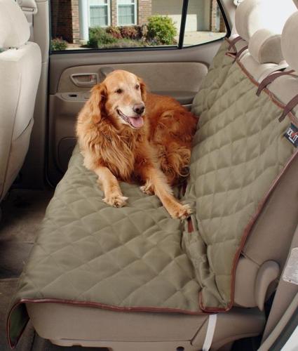 Bench seat cover for pets