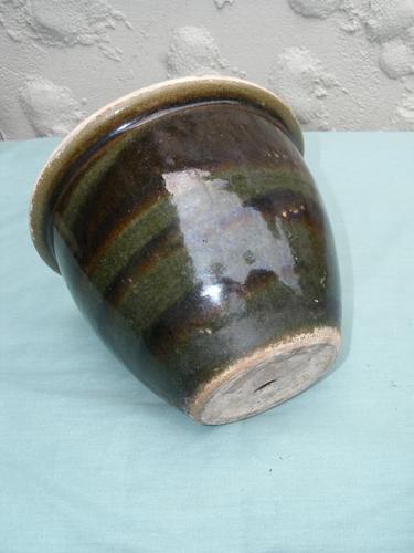 Ceramic Pottery Flower Pot 5.5" H x 5.7" Dim
