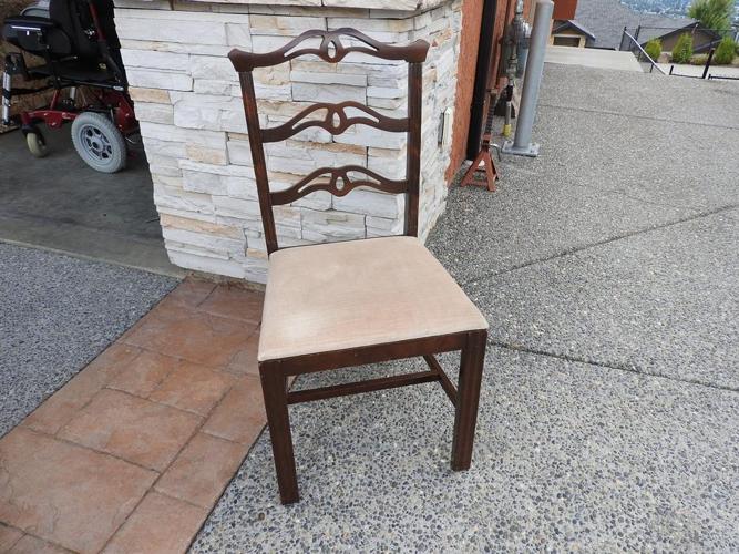 Chair - wooden upholstered