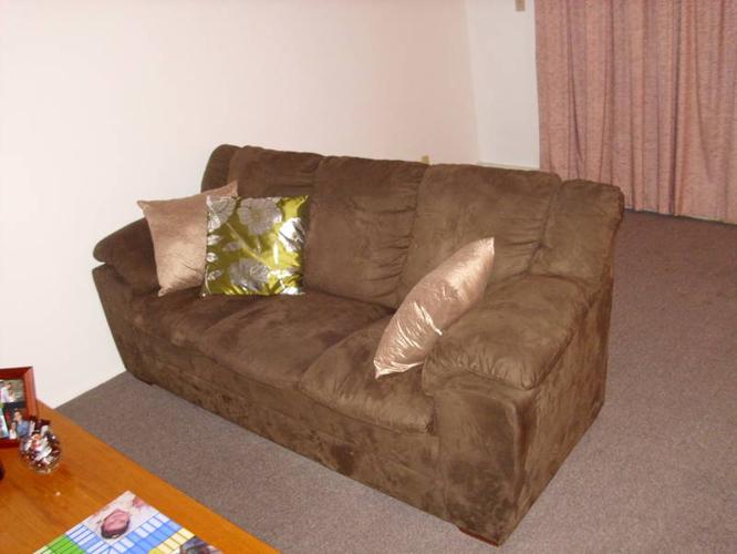 Chocolate Fabric Couch