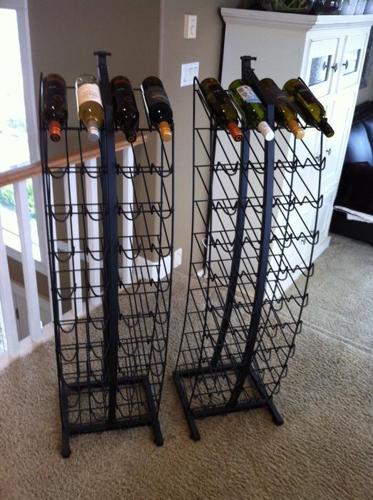 Commercial/retail-grade wine racks (2 avail.)