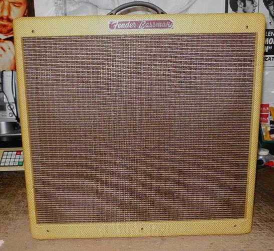 Fender 1959 Reissue Tweed Bassman Tube Amplifier Beautiful