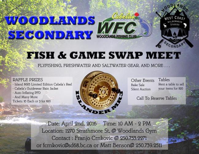 FISH & GAME SWAP MEET.  APRIL 2