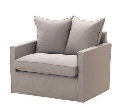 Ikea HARNOSAND Armchair Cover - Olstorp Sand (Slipcover Only)