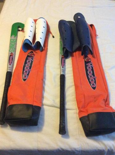 Just in time for the Fall season -- field hockey sticks and bags