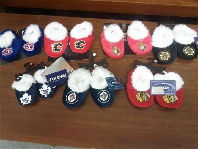 New NHL Baby Slippers