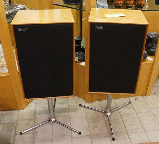 Pair of Celestion Ditton 22 Speakers with 14" Stands (i-58669)