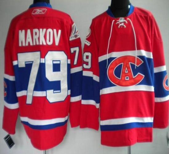 Rare Montreal Canadiens Jersey Andrei Markov new with Tags WOW!