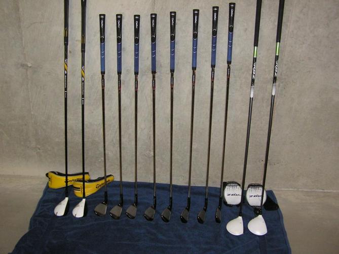 Set of Taylor Made Right Hand golf clubs