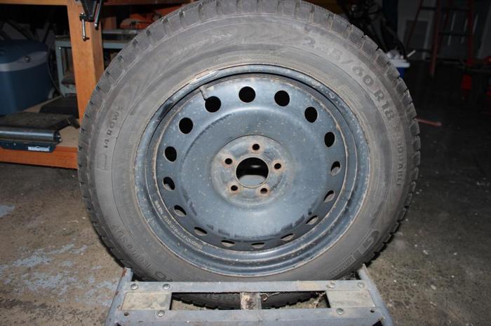 Snow Tires on Rims