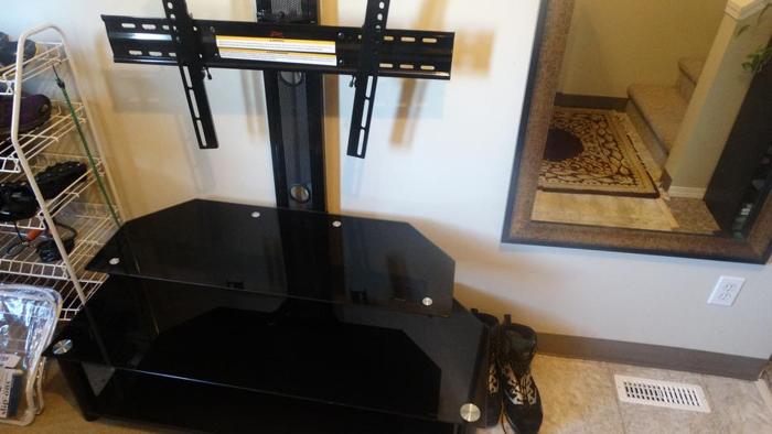 Tv stand with wall mount up to 65"