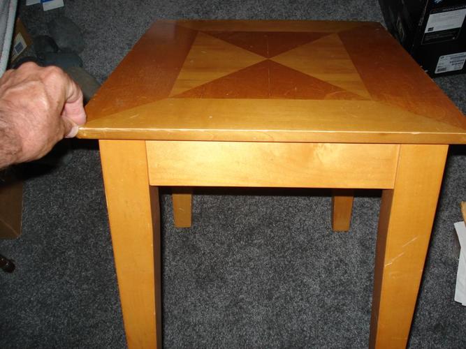 Two- Maple Tables,  Very High Quality,     $55.00 ea.