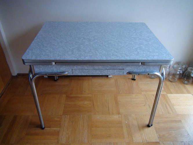 1930 formica kitchen table gray