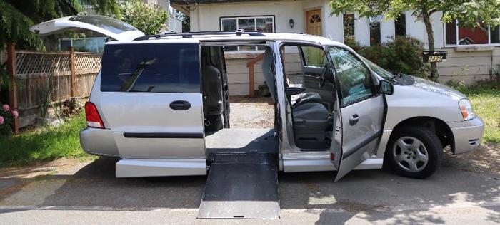 Wheelchair Accessible SideWinder Conversion Ford Van