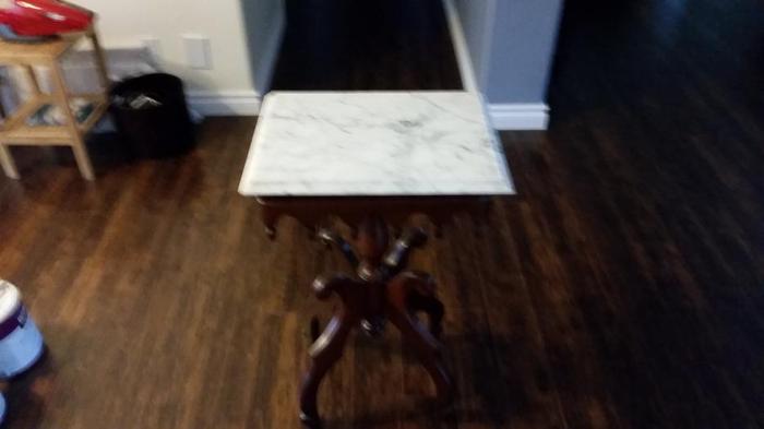 WOW! An Antique accent table!!