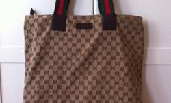 A classic pre-owned and used Authentic Gucci tote Bag which is barely used condition.
Item comes from a smoke and pet free environment.
Price is negotiable. Please contact me by email if interested.