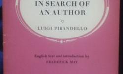 Six Characters in Search of an Author by Luigi Pirandelloprice negotiablefb msg me