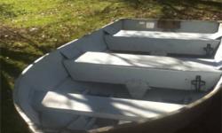 I have a 12 foot aluminum boat for sale. Its a Sea Nymph 12k Aluminum . 15.5 inches deep at transom, 20 inches deep at center, 56 inches wide at center beam. Great boat for back lakes, very light and easily transportable. Sorry motor no longer available.