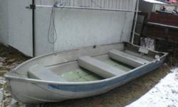 12 footer aluminum boat. Need to make some room so need it gone ASAP.
Also have a 5HP motor I would part with for a decent price.