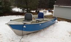 For sale only. No trades. 12 ft aluminium boat and 8 hp Yamaha 4 stroke outboard. Comes with trailer, 12 VT trolling motor and much more. $2,000. please contact Roger 902-303-5501.