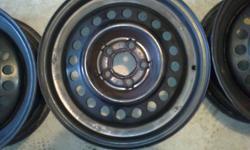 I have a set of 5x100 steel rims for sale no tires rims are in good condintion come by try them on looking for $60obo willing to meet halfway but price will be firm please no e-mails call Mike 416-731-3358