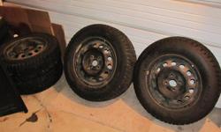 185 75 R14
4 studded winter tires
mounted and balanced on 4 x 100 bolt rims
lots of tread left thanks to studs
1 tire is new last year due to big screw
Moving must sell
Please see other Ads