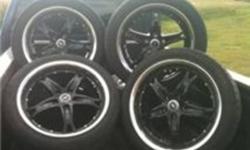 115 x 5 / 114.3 x 5 bolt spacing, 18" x 8" rim
Set of 4 Dale Earnhardt Jr "Killer" Rims
with 2- 245/45ZR18 Federal 959 (tires) that are almost new
Came off a 98' Grand Prix, but will fit many other cars.
$1000 O.B.O. ***MAKE ME AN OFFER***
 
If the ad is