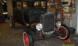 1929 Ford Model A 2 Door Coach. Mounted on a Fully Boxed Model A Frame. Brake Lines In and Wiring completed. Excellent Body.  No Rust. Makes a Great Hot/Rat Rod cruiser. Perfect Father/Son project. Call for more details. Part trades considered. $6500.00