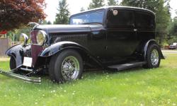Make
Ford
Year
1932
Colour
Black
Trans
Automatic
kms
999999999
1932 Ford Tudor Sedan
ALL STEEL
Built 302 cu. in Ford
Stock exhaust manifolds
Polished Stainless Steel upper & lower tanks used with a brass radiator fins (runs cool
C-4 Auto / shift kit
Lokar