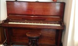 Smaller piano with beautiful stool. Good Condition. Will consider offers.
