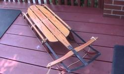 Lightning Guider sleigh. The sleigh is in very nice shape with little wear. You can see in the pictures that the paint is still in very nice condition.
(view other ads)