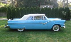 Make
Ford
Model
Fairlane
Year
1955
Colour
Blue
kms
5000
Trans
Automatic
Bring offers no trades on this restored about 4 years ago and stored the last two years, new top and new interior throughout in stock two tone,radio,clock,wipers,heater, updated 12