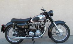 1959 Matchless G80 very nice well kept example of this model for sale at $11500
Matchless and AJS were part of the (at one time) gigantic AMC empire. AMC, short for Associated Motor Cycles, was formed by the owners of Matchless and AJS in 1938 to hold an