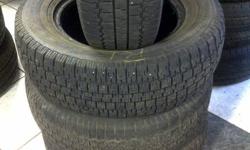 I am selling 4 of 195/70/R14 winter tires. 50% tread.