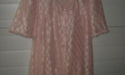 Pink lace short Robe House Coat a reloved find in EC I have lots of vtg Lingerie
* I'm cleaning out my ... > prices vary from $1 - > come to my Place any day > after 10am - 6pm > and check it out!
* Loc: Langford 980 Furber Rd > please use 2nd Driveway >