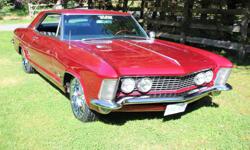 Make
Buick
Model
Riviera
Year
1963
Colour
burgandy
kms
999999
FOR SALE:
1963 Buick Riviera
401 cu. in 4 bbl Buick Nailhead
lots of aluminium & chrome under the hood
Automatic
Buckets with floor shift center console
Power Steering
Power Brakes
Factory