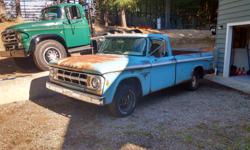Make
Dodge
Colour
Rust
Trans
Automatic
kms
102000
1968 Dodge D100 with a running 318 and 727 transmission, no brakes, rusty, lots of good parts or a build a rat rod. $1200. Bring a trailer. Delivery is negotiable. Truck is located in Mill Bay.
Steve @