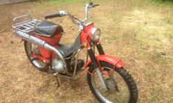 -90CC
-High/Low gear box
-Insurable
-New tires
-Missing chain and carb air filter, may need new stater
-Asking $1200