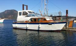 Twin 350 Chev motors, runs like a dream, gen set, 2 heads with holding tanks, aft cabin sleeps 2, master stateroom, salon & renovated galley. Has been boathouse kept for 30 years, fully updated and beautifully maintained. $28,500, OBO. Trade for truck or