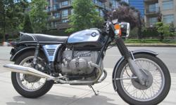 1972 BMW R75/5. $6999. Very cleand and very complete bike!
Collector plated when brought in.
Restored and rebuilt. Engine, clutch, etc!!!
An iconic bike in every sense.
Buy with confidence from a Genuine Dealership.
Contact Patrick or Warren at Daytona