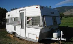 1972 Travelaire 17ft travel trailer.
- 2 way fridge
- 3 burner stove with oven
- gas furnace
- no leaks
- non-smoker and very clean!
Ready to go for the spring! Trailer is located in Oliver.  Please call Bill 250-498-4429 (no email please). $1690 obo