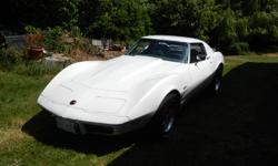 Make
Chevrolet
Year
1975
Colour
White
Trans
Automatic
1975 Corvette Stingray T-Top 350 automatic 64,000 original miles.It is a numbers matching car with original paint.Purchased from original owner who purchased the car new from Cornell motors.