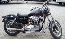 Hey I have a cool custom sportster.  Great starter bike with a custom paint job, header pipe and some chrome.  Call Chris