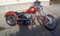 beautiful customized shovel 4speed kicker 1500kms since fully rebuilt must sell ordered new bike