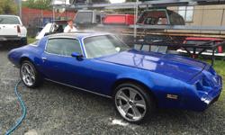 Make
Pontiac
Colour
Blue
1980 Pontiac FIREBIRD
EDELBROCK 350 - Automatic
Headers
20" mags
Nice Rubber
Shift kit
Back seat (wall of speaker boxes)
NEW radiator, belts, caps & rotor, plugs.
$5000.00 OR TRADES
Michael
250.754.7615