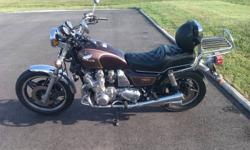 it is a great bike..... it runs awsome...... am selling only because i baught a bigger bike.....this is the 81 custom ( which has ten gears ) it is a classic bike in great condition and is very reliable....... please text or call i rarely check my email.